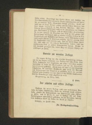 Vorrede zur neunten Auflage.