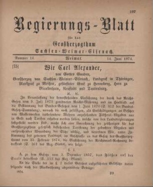 Nr. 16 : 14. Juni 1874