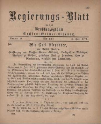 Nr. 16 : 14. Juni 1874