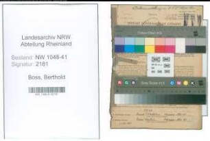 Entnazifizierung Berthold Boss , geb. 25.05.1913 (Polizist)