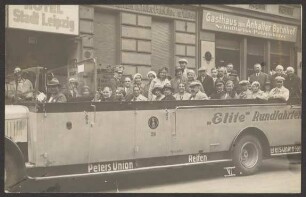 Ansichtskarte „Elite Rundfahrten“, Möckernstraße 145-146
