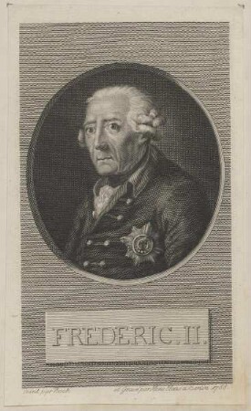 Bildnis des Frederic. II. von Preußen