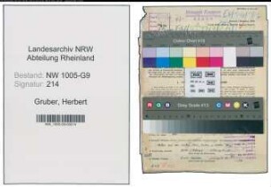Entnazifizierung Herbert Gruber , geb. 13.01.1902 (Ingenieur)