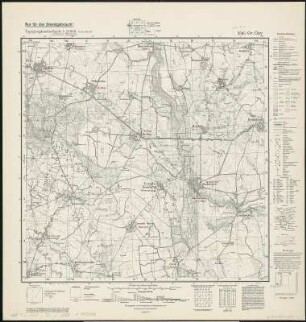 Meßtischblatt 3565 : Gr. Gay, 1940 : Gr. Gay. - Ausg. m. dt. Namen, letzte Nachtr. 1937. - 1:25000. - [Berlin]: Reichsamt für Landesaufnahme, 1940. - 1 Kt.