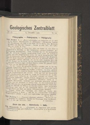 15. Dezember 1909. No. 12.