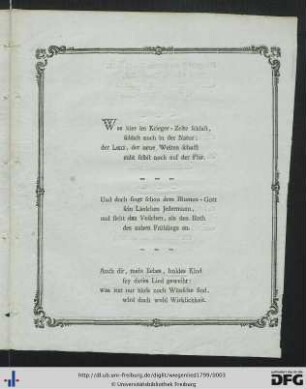 Wiegenlied.