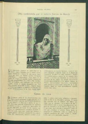 Otra conferencia por la señora Santos de Bosch