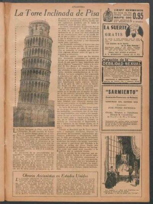 La Torre Inclinada de Pisa