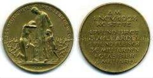 Deutsches Reich, Medaille auf die deutsche Hyperinflation