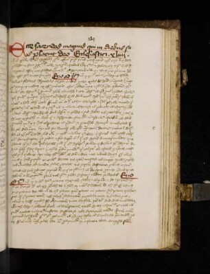 Jacobus de Benevento. (S81). Schneyer 3, 29 Nr. 357.