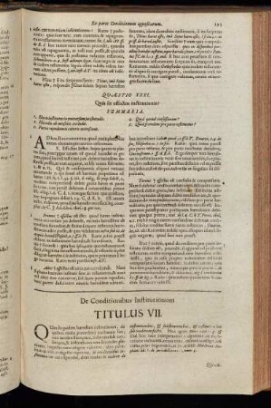 Titulus VII. De Conditionibus Institutionum.