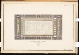 Gasthof 1. Ranges, Berlin Schinkelwettbewerb 1865: Decke des Festsaales; Maßstabsleiste