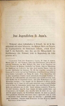 Das Leben des Don Juan d'Austria : eine geschichtliche Monographie