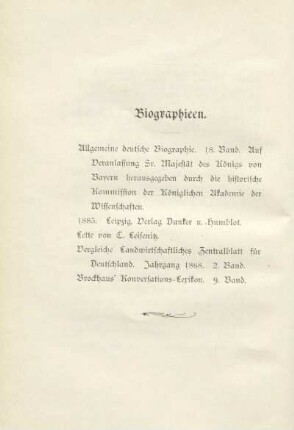 Biographieen