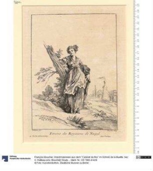 Wandmalereien aus dem "Cabinet du Roi" im Schloß de la Muette, bez: A. Watteau pinx. Bouché[r] Sculp.