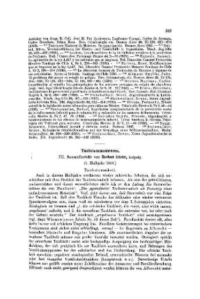 Taubstummenwesen : III. Sammelbericht (1. Halbjahr 1938) ; [Sammelreferate]