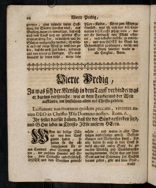 44-58, Vierte Predig