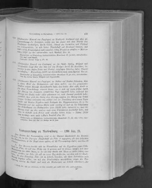Versammlung zu Marienburg. - 1398 Jan. 23.