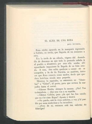 El alma de una rosa : para Gervasia.