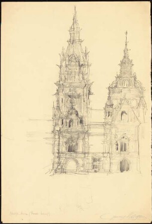 Rathaus, Hamburg (?): Fassade