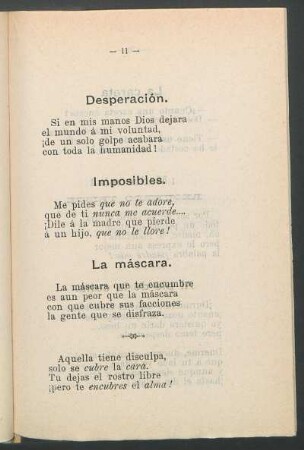 La máscara.