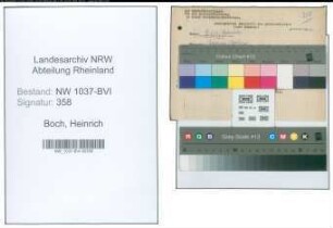 Entnazifizierung Heinrich Boch , geb. 27.01.1913 (Staatsanwalt)
