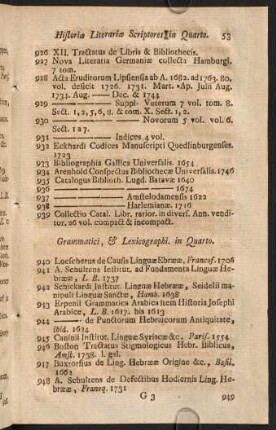Grammatici, & Lexicographi. in Quarto.