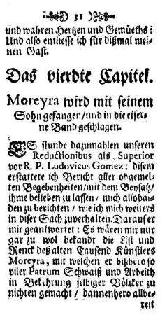 Das vierdte Capitel. - Das fünffte Capitel.