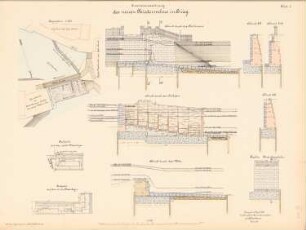 Niederwehr, Brieg: Lageplan 1:500, Aufsicht, Schnitte 1:100