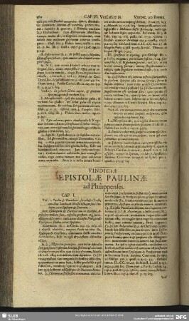 Vindiciae Epistolae Paulinae ad Philippenses