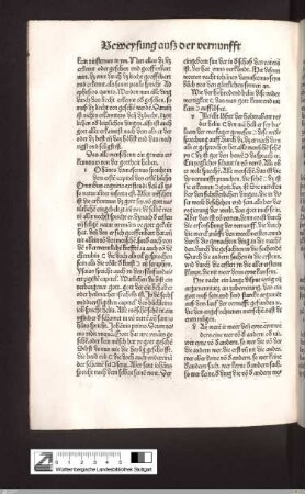 Beweysung ausz der vernunfft
