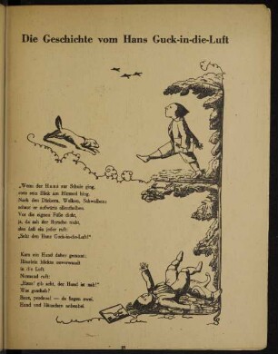 Die Geschichte vom Hans Guck-in-die-Luft