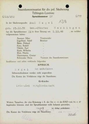 Nagel, Paul