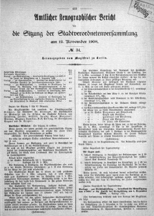 No. 34, 12. November 1908