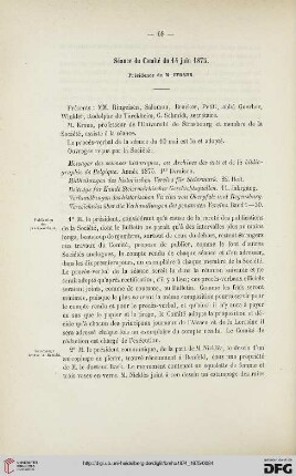 Séance du Comité du 14 juin 1875
