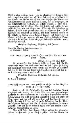 Leistungen der evangelischen Schulen im Regierungs-Bezirk Breslau : [V. Elementarschulwesen]