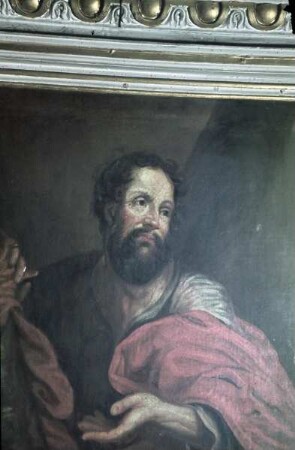 Typologische Darstellung von Szenen des Neuen Testaments — Apostel Paulus