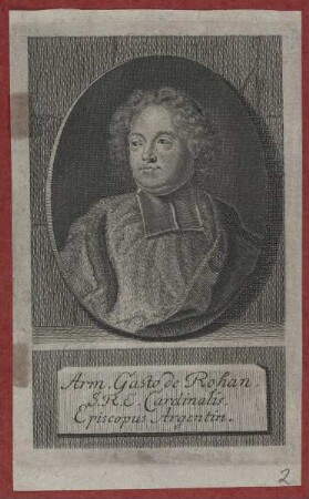 Bildnis des Arm. Gasto. de Rohan