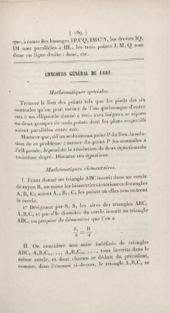 Concours général de 1881.