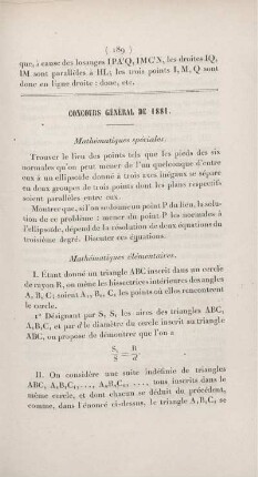 Concours général de 1881.