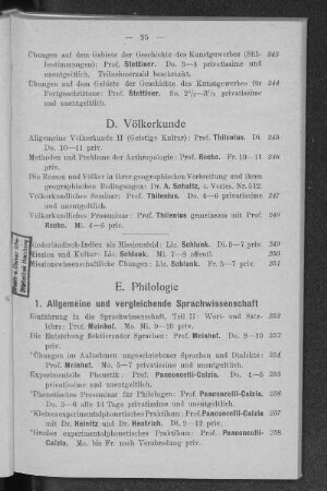 D. Völkerkunde