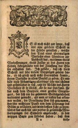 Erläuterungen des Satzes des zureichenden und determinirenden Grundes