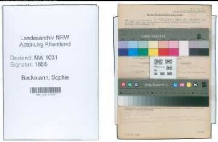 Entnazifizierung Sophie Beckmann , geb. 06.04.1882 ()