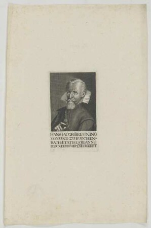 Bildnis des Hans Iacob Breuning von und zu Buochenbach