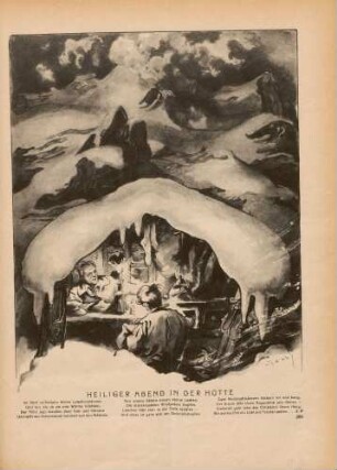 "Heiliger Abend in der Hütte"