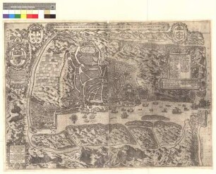 A Ilha E Cidade De Goa Metropolitana Da India E Partes Orientais Qve Esta En 15 Graos Da Banda Do Norte : [gewidmet] Alberto Ab Austria = Goae Indiae Orientalis Metropolis & Emporij longe ditiß.i pro rege Archi-episcopo & supremo Senalocupletis exacta descriptio