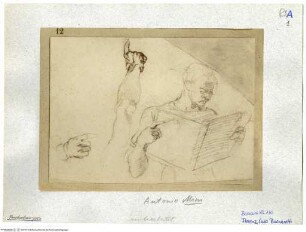 Lesender Mann; Armstudie