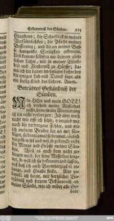 Betrübtes Geständniß der Sünden.