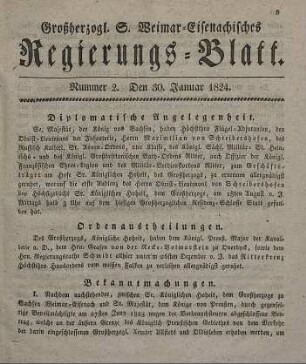 Nr. 2 : 30. Januar 1824