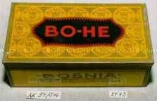 Blechdose für 100 Stück "BOSNIA BO-HE BOSNIA CIGARETTEN"